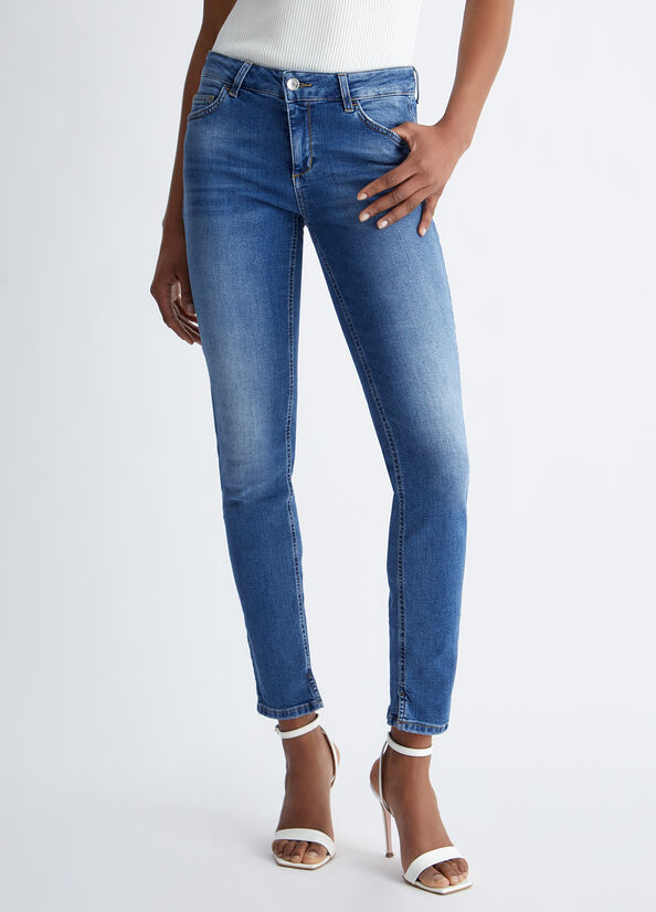 Jeans Skinny Liu Jo Bottom Up Mujer Azules | GWU-169875