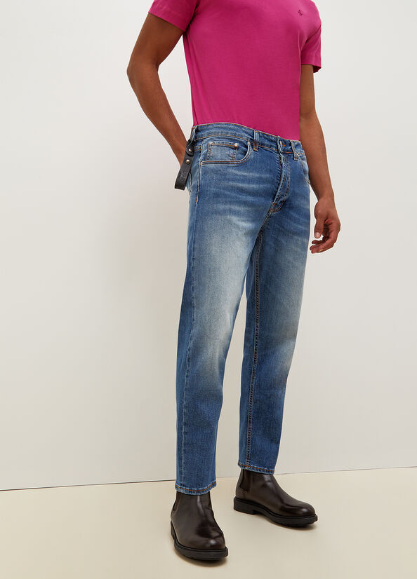 Jeans Slim Liu Jo Regular Hombre Azules | MWZ-367182