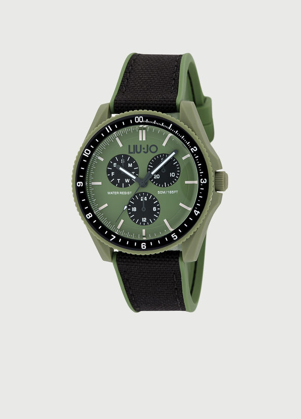 Relojes Liu Jo Eco-Sustainable Hombre Negras Verde | ECB-061782